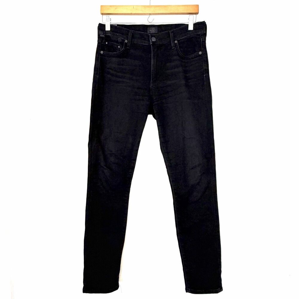 Citizens of Humanity Rocket Crop High Rise Skinny Jeans Womens 28 Black Stretch